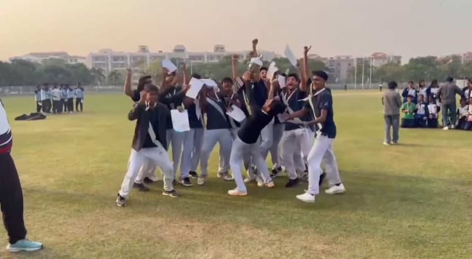 First Position in Boys Cricket Tournament 2025 at TMU ( Moradabad )